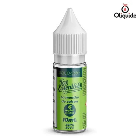 Liquides DLUO Dépassée La Menthe de Saison de la marque Liquidarom