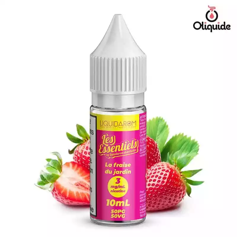 Entraînez-vous avec la Fraise du jardin de Liquidarom