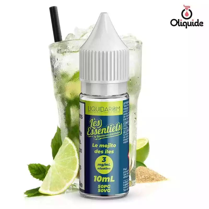 Expérimentez le Le Mojito des îles de Liquidarom pour une approche novatrice