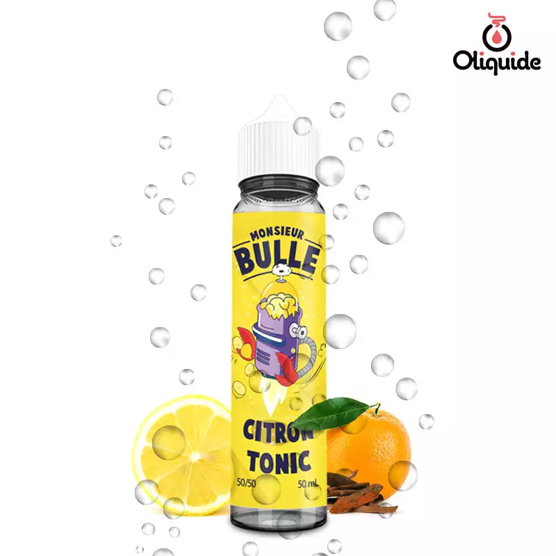 Envisagez le Citron Tonic 50 ml de Liquidéo comme option de test