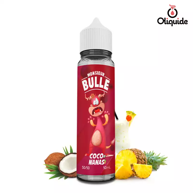 Explorez les possibilités offertes par le Coco Nanas 50 ml de Liquidéo