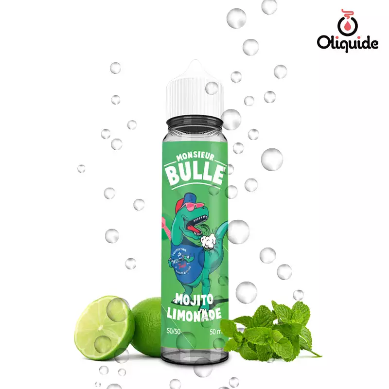 Prenez le temps de tester le Mojito Limonade 50 ml de Liquidéo