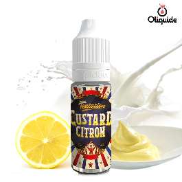 Liquide Tentation Custard Citron pas cher