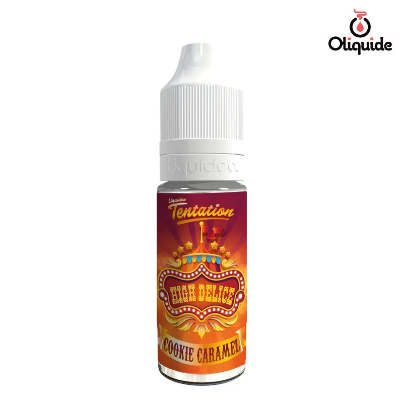 Explorez les différentes facettes du Cookie caramel de Liquidéo
