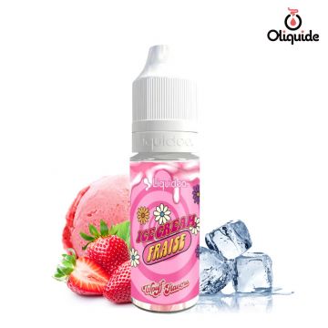 Ice Cream Fraise de la collection Wpuff Flavors 