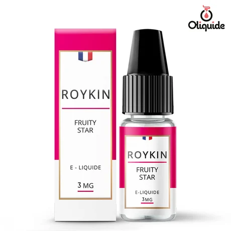 Liquides DLUO Dépassée Fruity Star de la marque Roykin