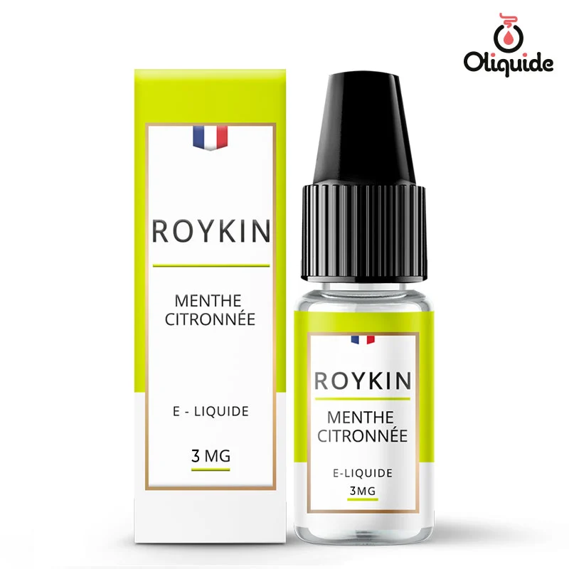 Testez le Menthe Citronnée de Roykin pour une expérience inédite