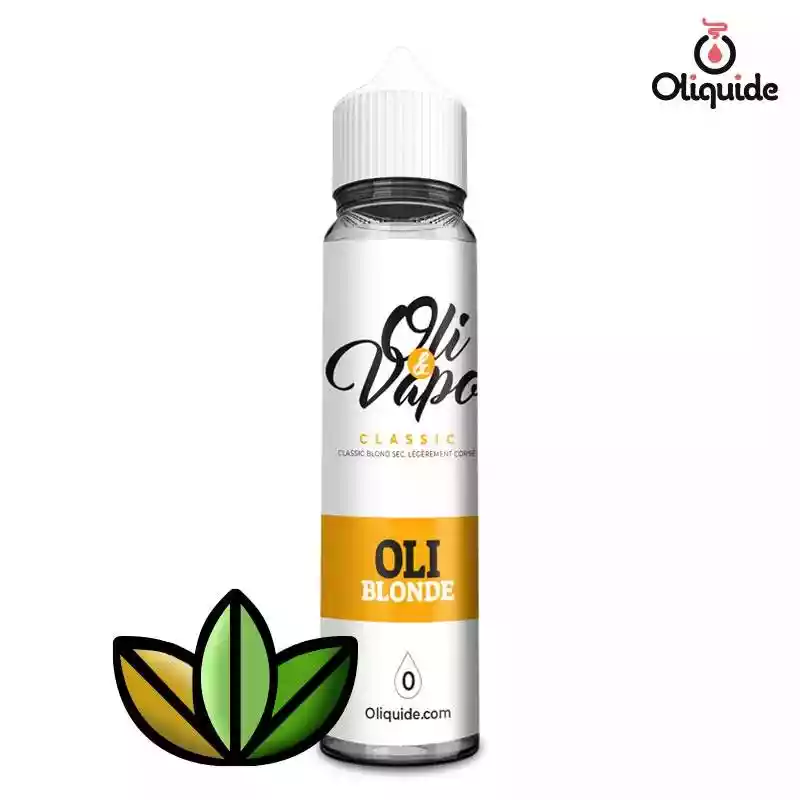 Testez les fonctionnalités du Oli Blonde 50 ml de Oliquide
