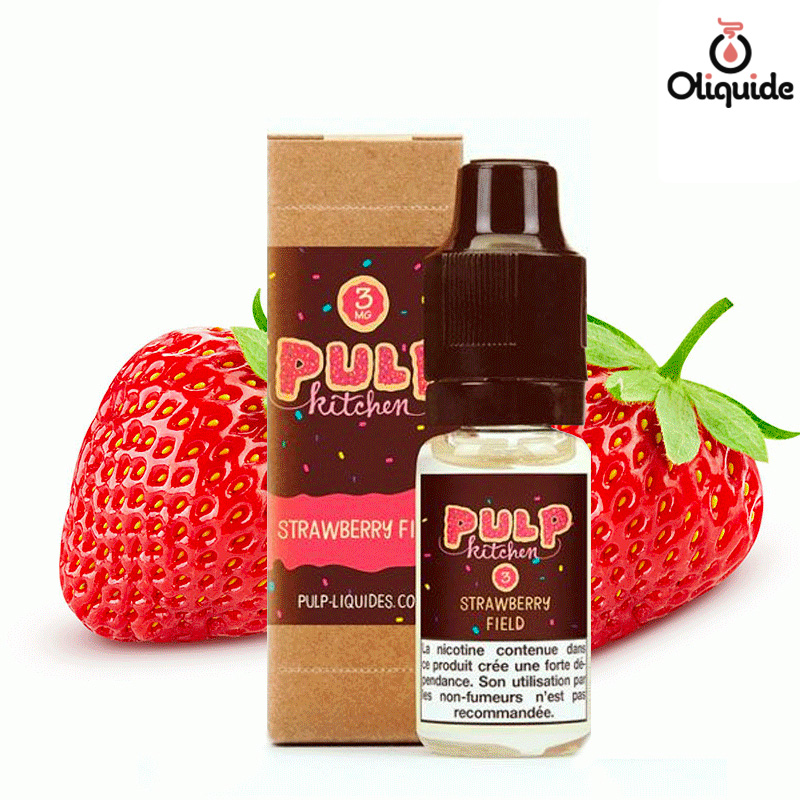 Strawberry Field 5,23 € par 10 recharge liquide Pulp Kitchen Eliquide