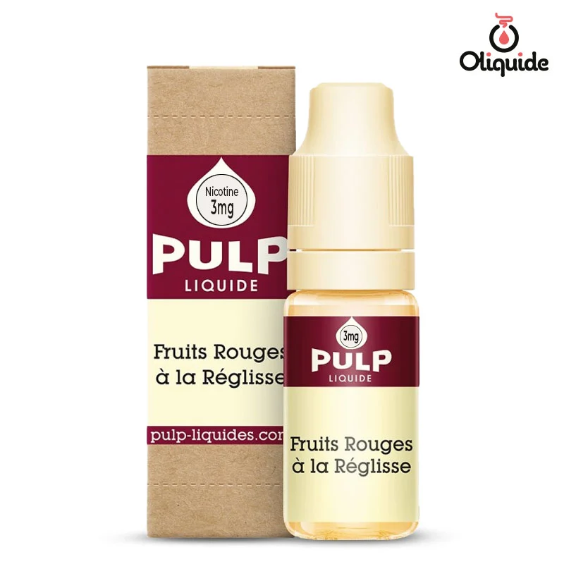 Testez les fonctionnalités du Fruits rouges à la Réglisse de Pulp