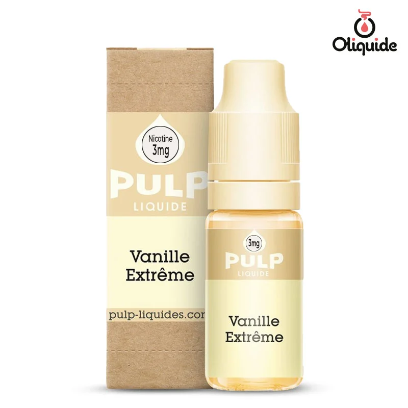 Plongez-vous dans le Vanille extrème de Pulp pour une expérience enrichissante