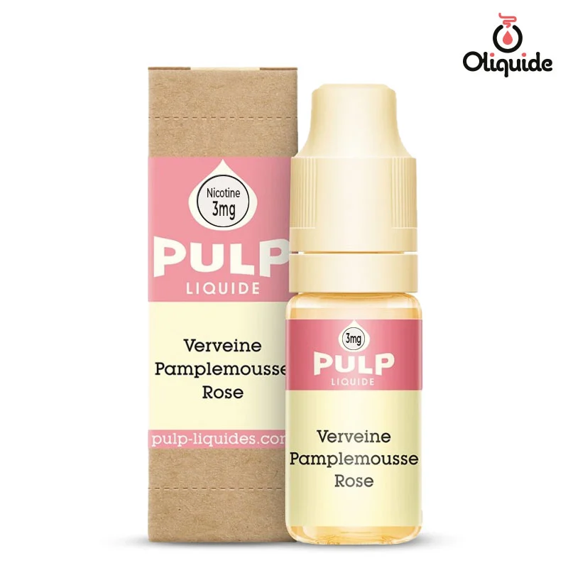 Profitez de l'occasion pour tester le Verveine Pamplemousse de Pulp
