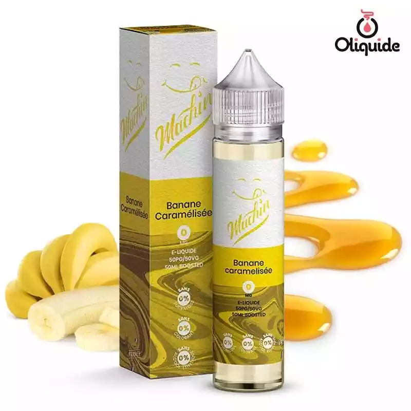 Lancez-vous dans l'aventure le Banane Caramélisée 50 ml de Savourea