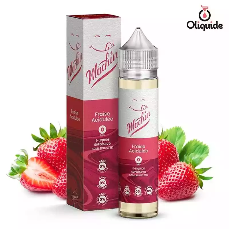 Testez les fonctionnalités uniques du Fraise Acidulée 50 ml de Savourea