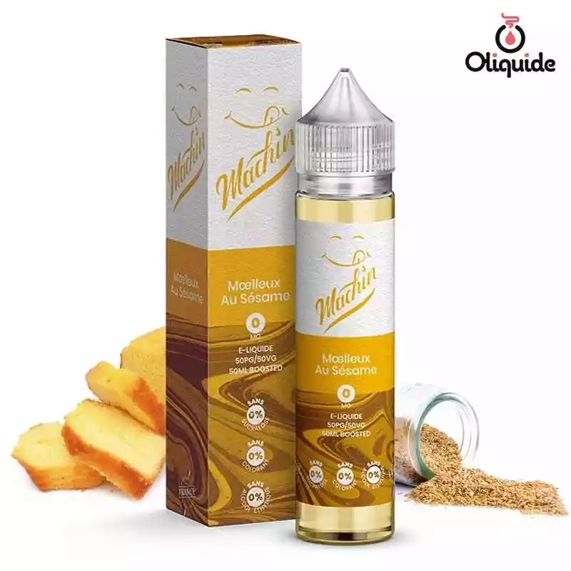 Testez le Moelleux au Sésame 50 ml de Savourea et observez les résultats obtenus