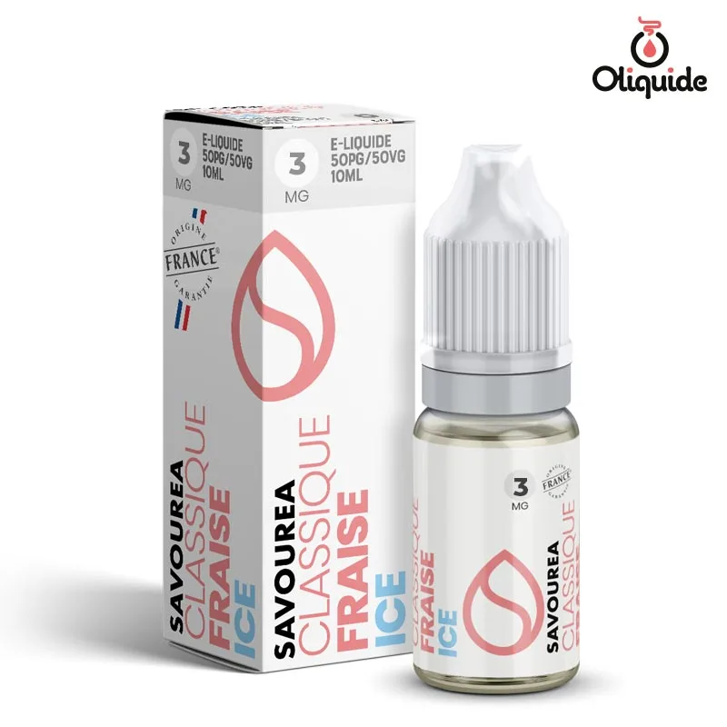 Plongez dans le Fraise Ice de Savourea pour une immersion totale