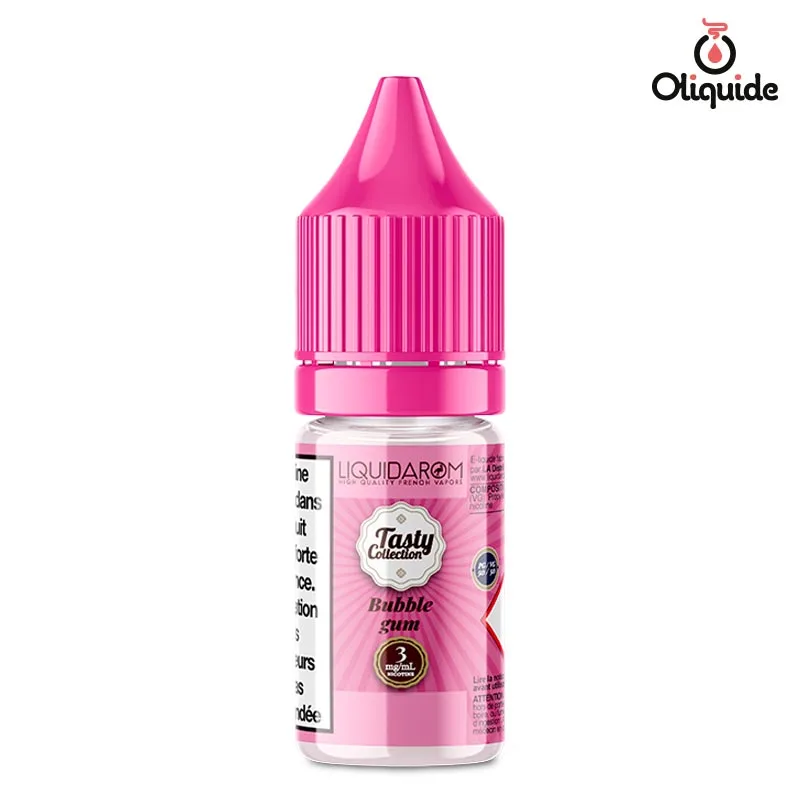 Testez le Bubble gum de Liquidarom et découvrez ses avantages