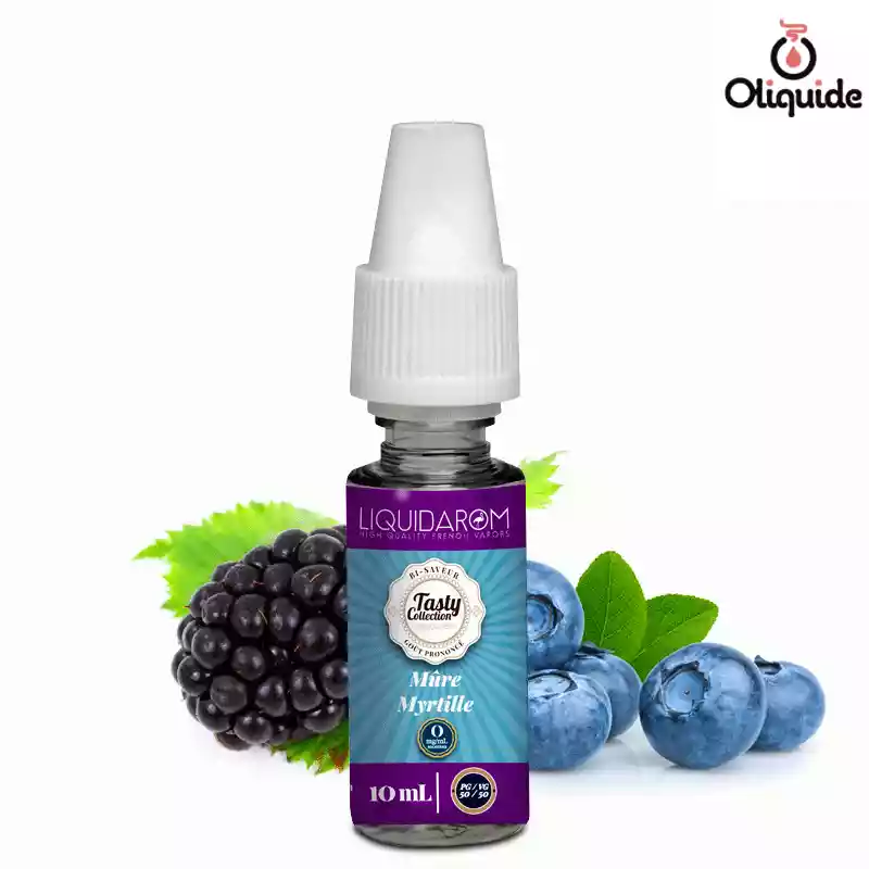 Partez à la découverte du Tasty Mûre Myrtille de Liquidarom