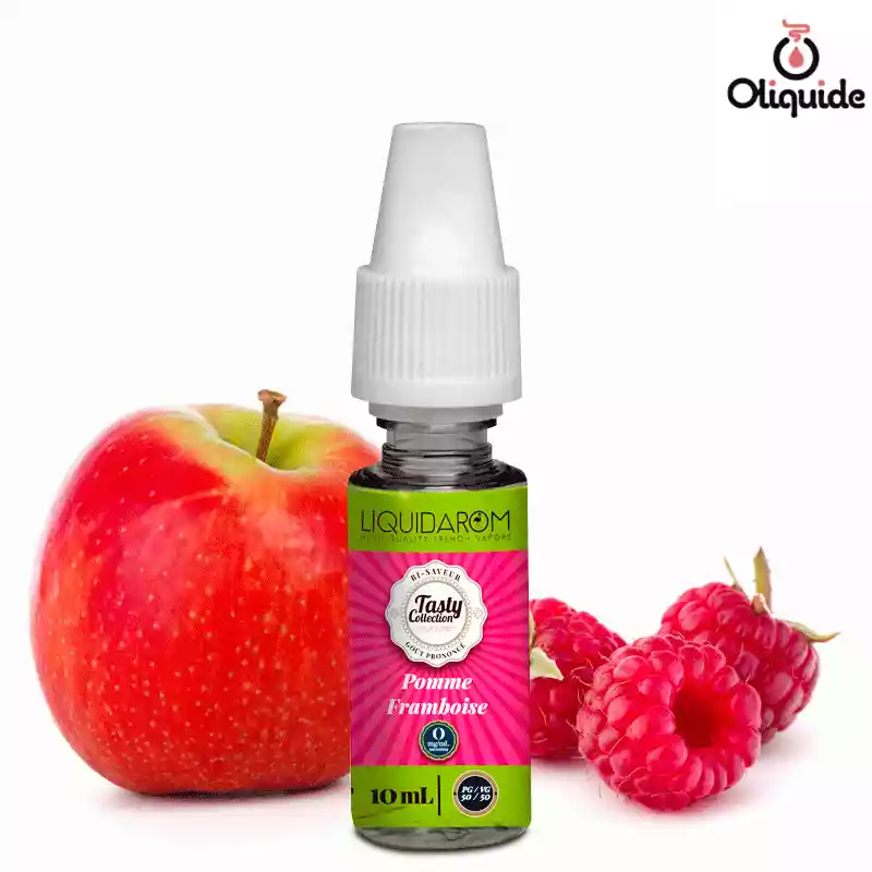 Mettez à l'épreuve vos compétences avec le Tasty Pomme Framboise de Liquidarom