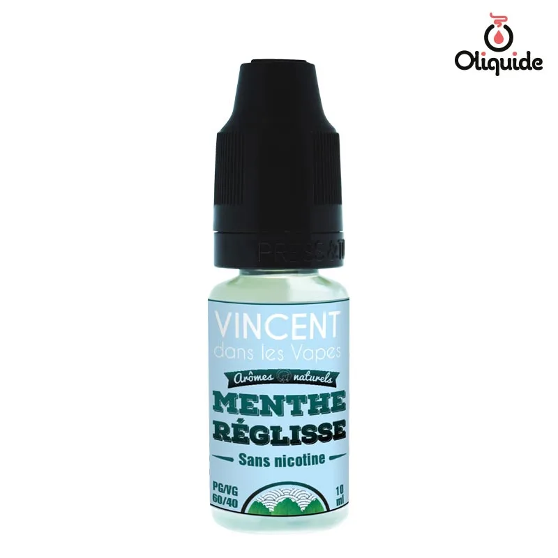 Expérimentez les fonctionnalités du Menthe Réglisse de VDLV