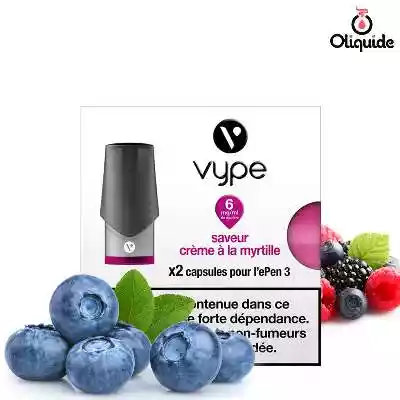 Vype Epen 3 Crème à la Myrtille ePen de la marque Vuse