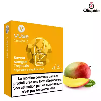 Vype VPRO pour Epen 3 Mangue Tropicale - ePen Sels de nicotine de la marque Vuse