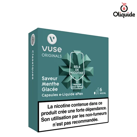 Vype VPRO pour Epen 3 Menthe Glacée - ePen Sels de nicotine de la marque Vuse