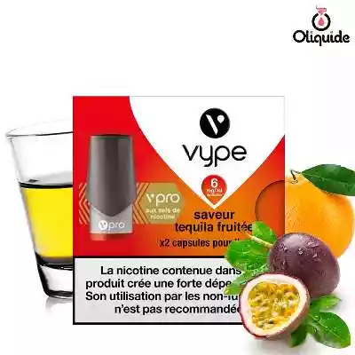Vype VPRO pour Epen 3 Tequila Fruitée - ePen Sels de nicotine de la marque Vuse