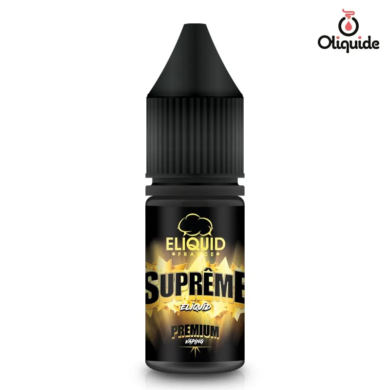 Testez le Suprême de Eliquid France pour des résultats concrets