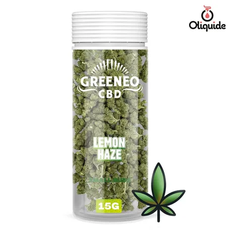 Fleur de CBD Fleur CBD Greeneo Lemon Haze 15 g - 6% de la marque Greeneo