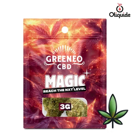 Fleur de CBD Fleur CBD Greeneo MAGIC NXT+ Rouge 3 g de la marque Greeneo