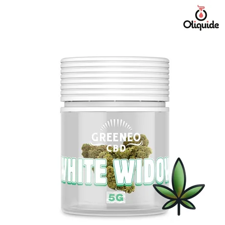 Fleur de CBD Fleur CBD Greeneo White Widow 5 g - 11% de la marque Greeneo