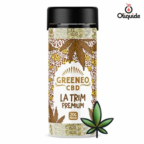 Fleur de CBD Trim CBD Greeneo 20 g de la marque Greeneo