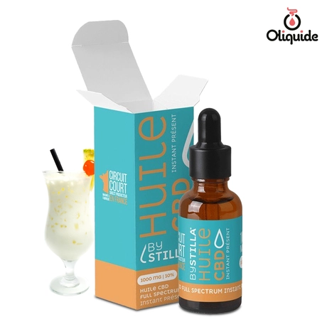 Huile CBD Stilla Huile CBD Instant Présent de la marque ByStilla