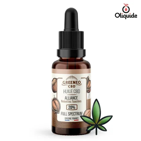Huiles CBD Huile CBD Alliance Noisettes Toastées Greeneo de la marque Greeneo