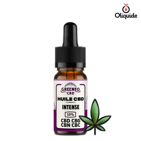 Huiles CBD Huile CBD Intense Greeneo de la marque Greeneo