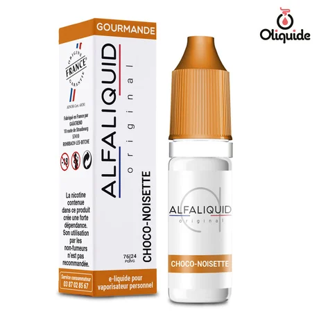 Liquides DLUO Dépassée Choco Noisette de la marque Alfaliquid