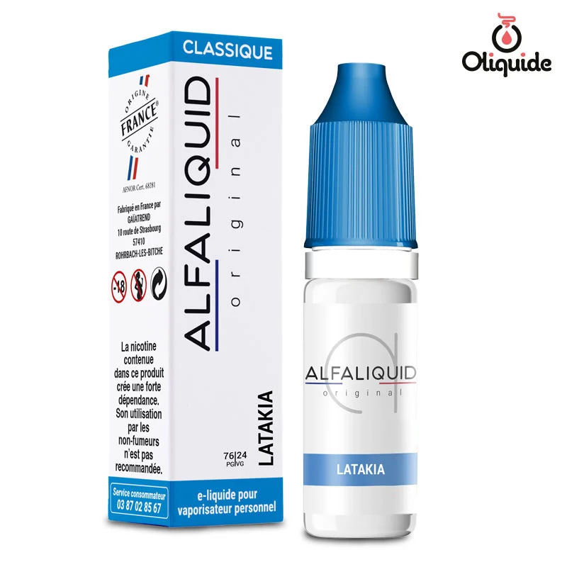 Pratiquez latakia de Alfaliquid