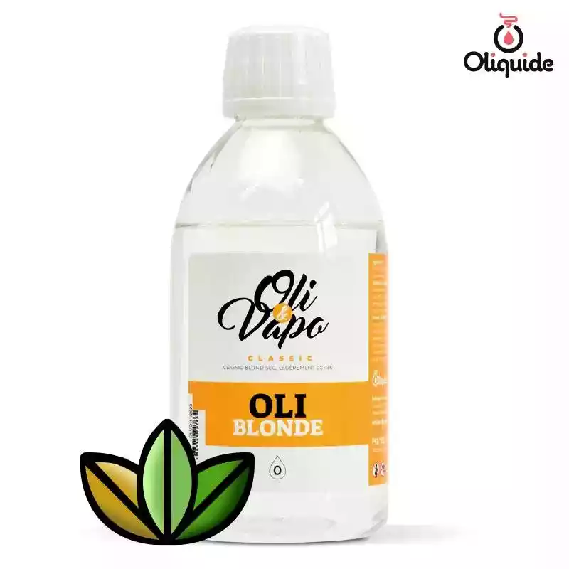 Testez le Oli Blonde 250 ml de Oliquide et mesurez ses performances