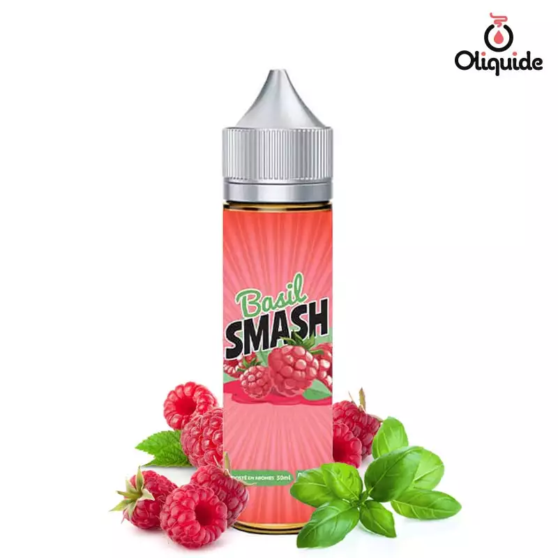 Expérimentez de nouvelles possibilités avec le Basil Smash 50 ml de Aromazon