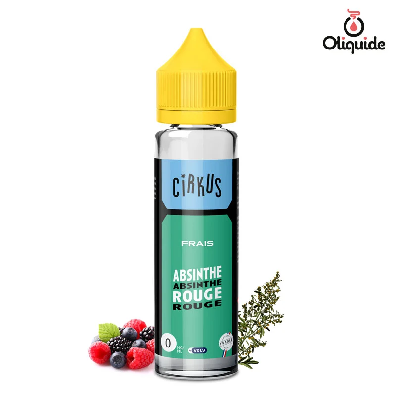 Testez le Absinthe Rouge 50 ml de Cirkus et enregistrez vos impressions