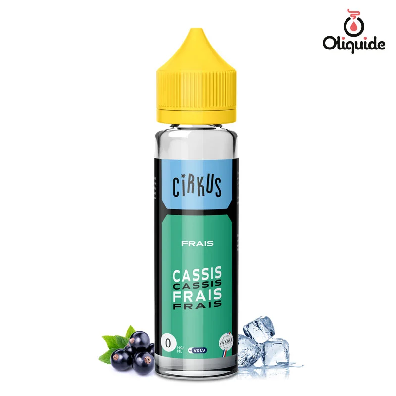 Passez du temps à tester le Cassis Frais 50 ml de VDLV