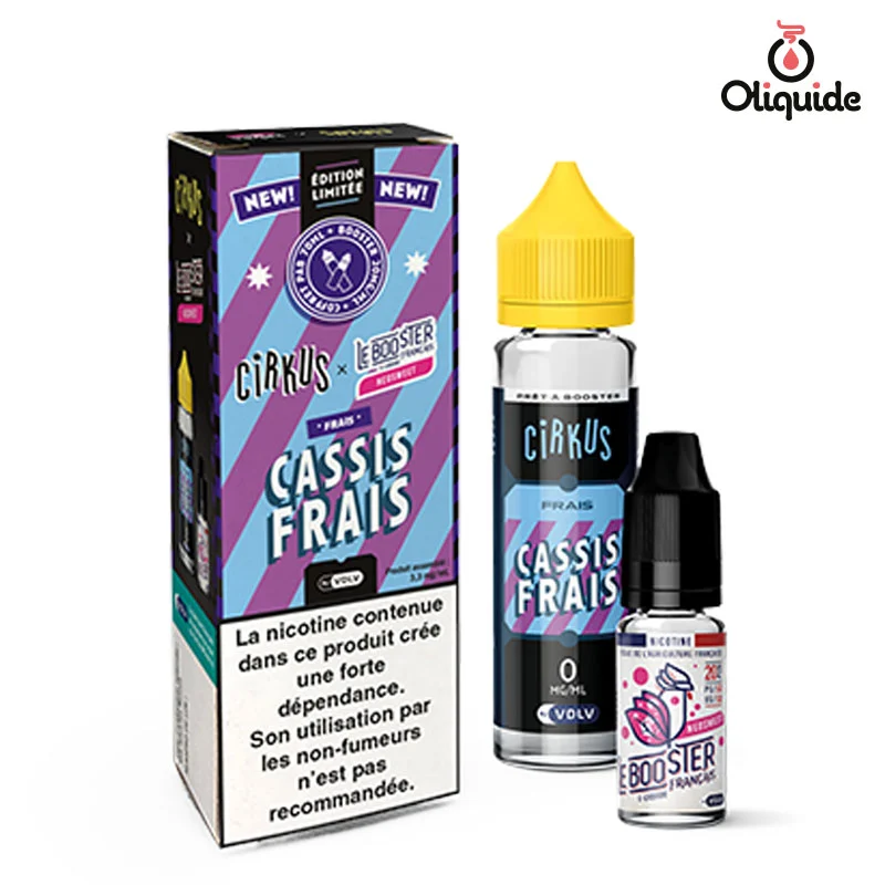 Testez le Cassis Frais 50 ml de Cirkus pour une expérience inédite