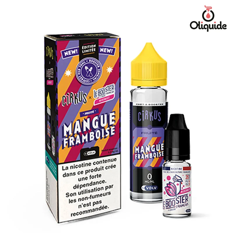 Soyez audacieux et essayez le Mangue Framboise 50 ml de Cirkus