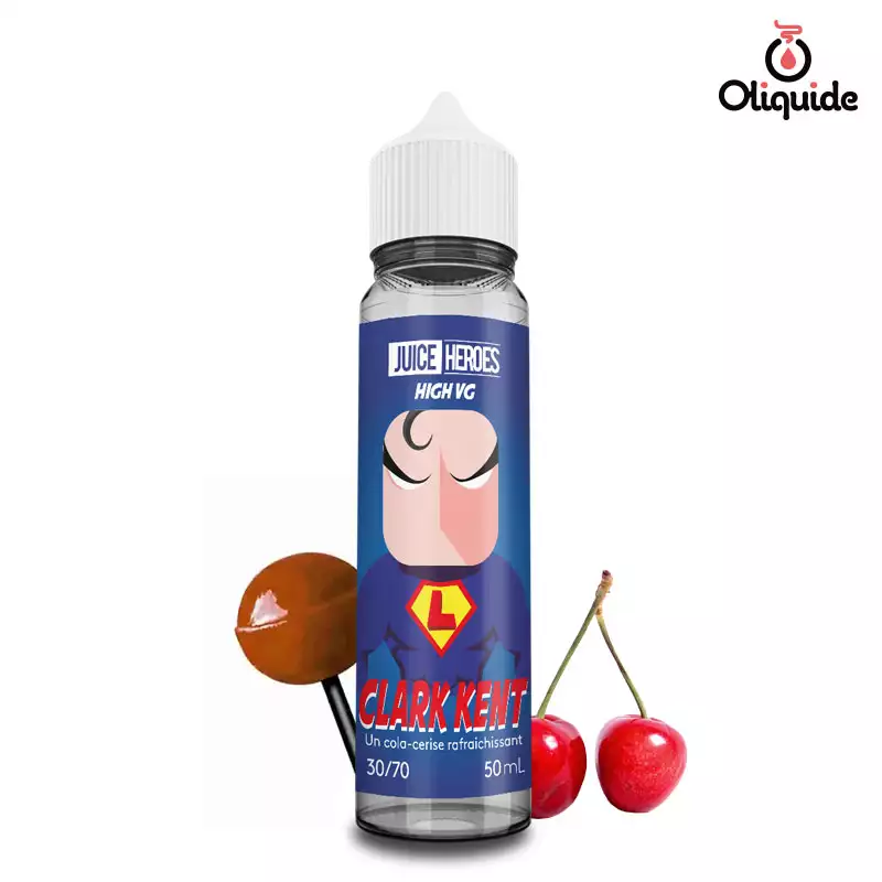 Expérimentez le Clark Kent 50 ml de Liquidéo et découvrez ses multiples facettes