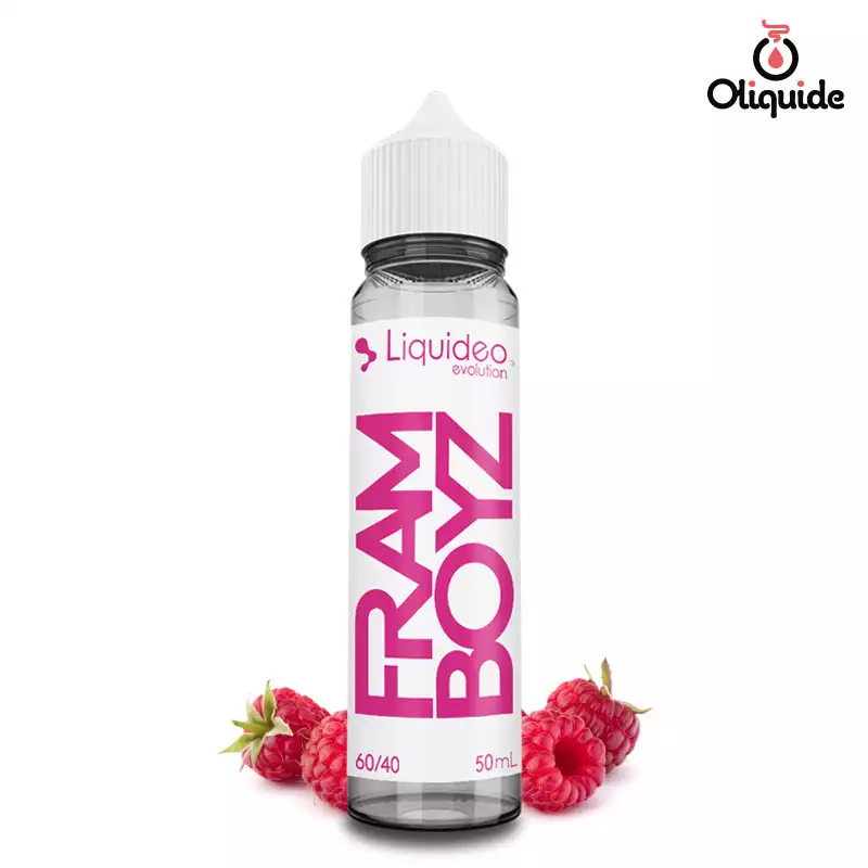 Tentez votre chance avec le Framboyz 50 ml de Liquidéo