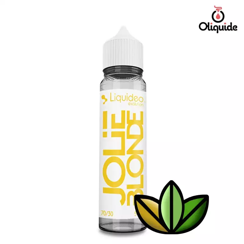 Profitez de l'opportunité de tester le Jolie Blonde 50 ml de Liquideo