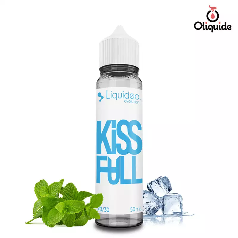 Testez le Kiss Full 50 ml de Liquidéo pour une expérience inédite