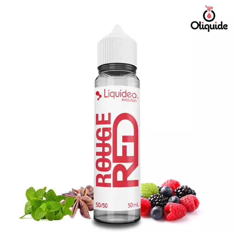 Explorez les possibilités infinies du Le Rouge 50 ml de Liquidéo