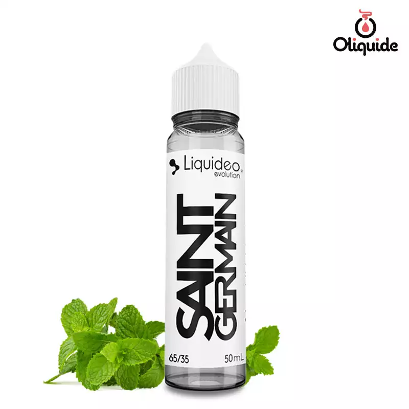 Plongez-vous dans le Saint-Germain 50 ml de Liquidéo pour une expérience 